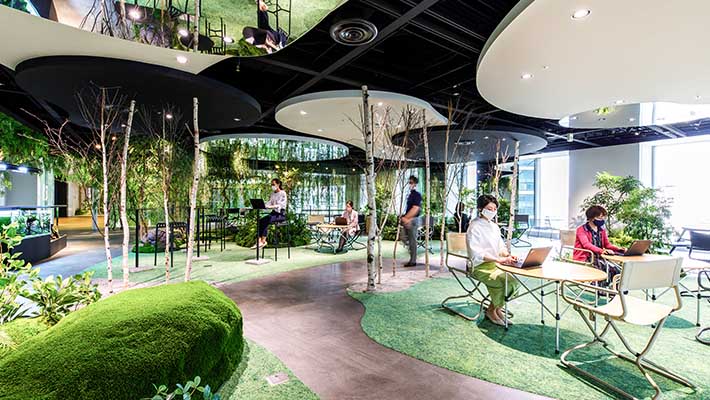a green workplace