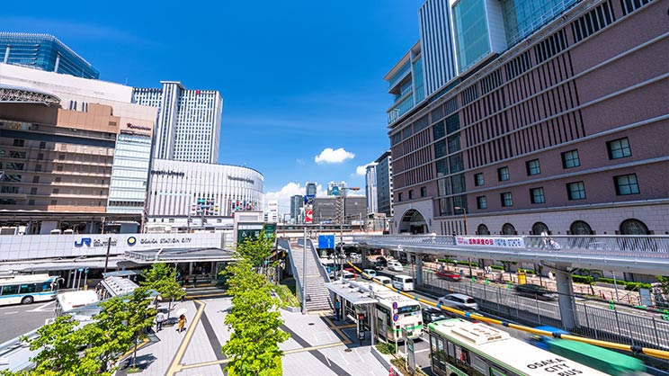 再開発が進む大阪駅周辺エリア