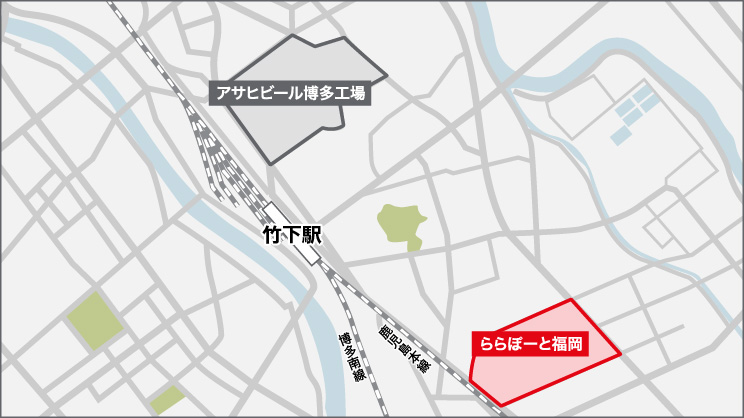 JR竹下駅周辺の地図