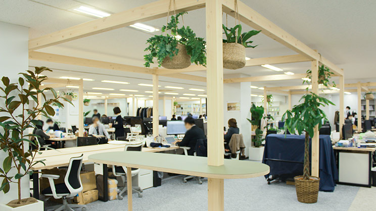 NCNの木質化オフィス