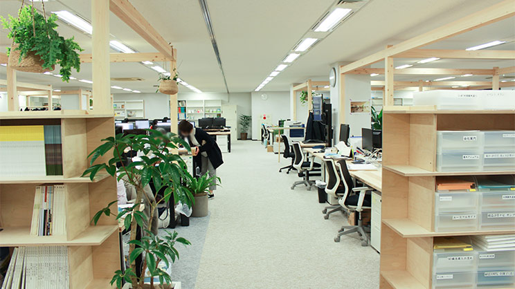 NCNの木質化オフィス
