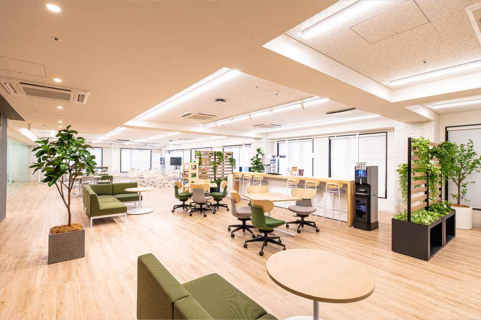 京都電子計算の新本社オフィス（5階）